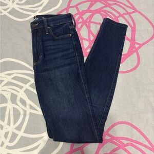 Hollister Dark Wash Ultra High-Rise Skinny Jeans